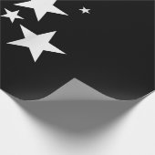 Papier Cadeau Étoiles Blanches Star-Motif-Design Costume cadeau (Coin)