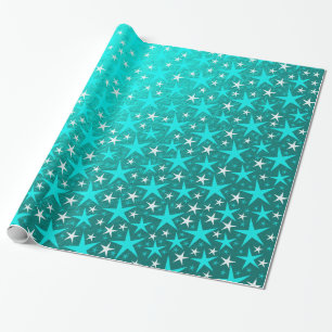 Papier Cadeau étoiles bleues