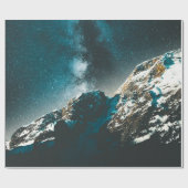 Papier Cadeau Étoiles colorées (Plat)
