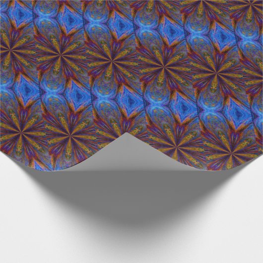 Papier Cadeau Étoiles colorées Conception abstraite (Coin)