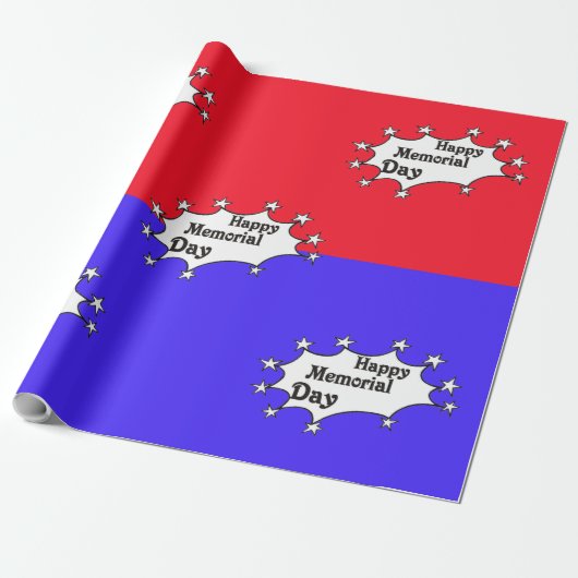 Papier Cadeau Étoiles commémoratives - (Déroulé)
