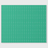 Papier Cadeau Étoiles de fête blanches (Plat)