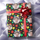 Papier Cadeau Étoiles de logo personnalisées
