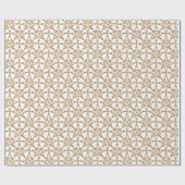 Papier Cadeau Étoiles de Noël (Plat)