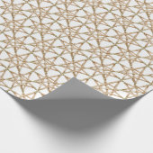 Papier Cadeau Étoiles de Noël (Coin)