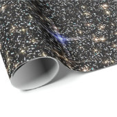 Papier Cadeau Étoiles de nuit (Coin rond)