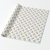 Papier Cadeau Étoiles de ruban de remise des diplômes (Déroulé)