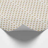 Papier Cadeau Étoiles décoratives de Noël (Coin)