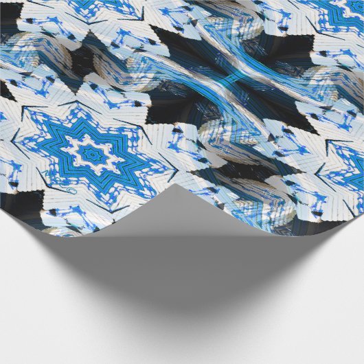 Papier Cadeau Étoiles d'hiver.... (Coin)