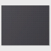 Papier Cadeau Étoiles et motif d'engin spatial unique (Plat)