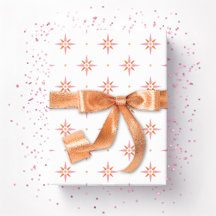Étoiles et Points en Rose et Orange