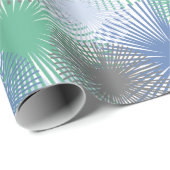 Papier Cadeau Étoiles glauques (Coin rond)