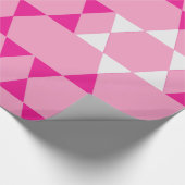 Papier Cadeau Étoiles juives roses géantes (Coin)