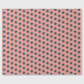 Papier Cadeau Étoiles Motif 4 (Plat)