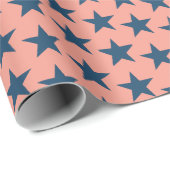 Papier Cadeau Étoiles Motif 4 (Coin rond)