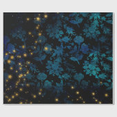 Papier Cadeau Étoiles mystiques (Plat)