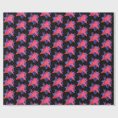 Papier Cadeau Étoiles Noël enveloppé (Plat)