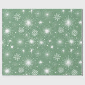 Papier Cadeau Étoiles Nostalgiques de Kitschmas (Plat)