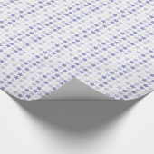 Papier Cadeau Étoiles Patriotique Blue Ombre (Coin)