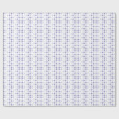 Papier Cadeau Étoiles Patriotique Blue Ombre (Plat)