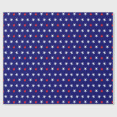 Papier Cadeau Étoiles patriotiques 2 (Plat)