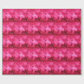 Papier Cadeau Étoiles roses chaudes (Plat)