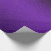 Papier Cadeau Étoiles spatiales Centre Violet Céleste  (Coin)