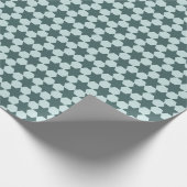 Papier Cadeau Étoiles Vertes À Six Points (Coin)