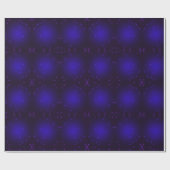 Papier Cadeau Étoiles violettes (Plat)
