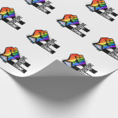 Papier Cadeau Être gay faire du crime (Coin)