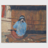 Papier Cadeau Étude de Hopi Weaver par Maynard Dixon (Plat)