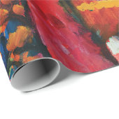 Papier Cadeau Étude sur l'improvisation V par Wassily Kandinsky (Coin rond)