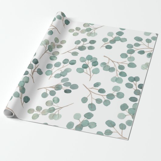 Papier Cadeau Eucalyptus (Déroulé)