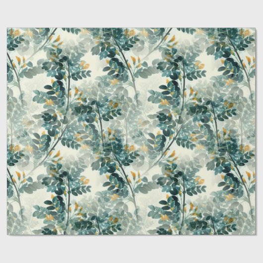 Papier Cadeau Éucalyptus (Plat)