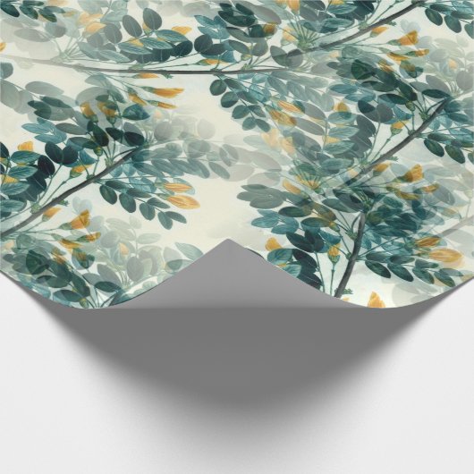 Papier Cadeau Éucalyptus (Coin)