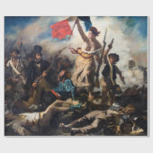 Papier Cadeau Eugene Delacroix - La Liberté guidant le peuple (Plat)