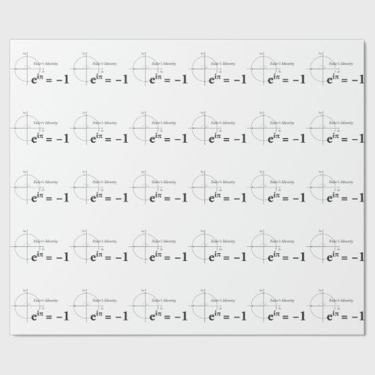 Papier Cadeau Euler Identity Formula (Couture)