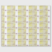 Papier Cadeau Euro papier d'emballage 200 (Plat)