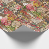 Papier Cadeau Europe Travel Vintage (Coin)