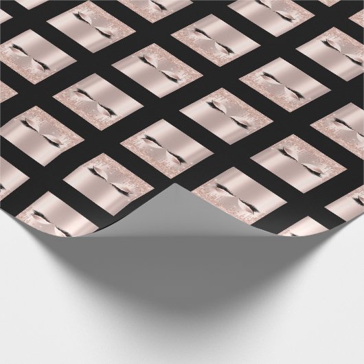 Papier Cadeau Événement de maquillage coups Rose étincelle douce (Coin)