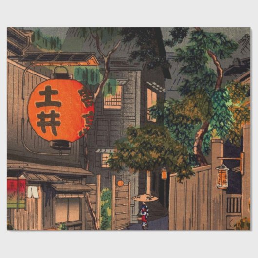 Papier Cadeau Evening At (Plat)