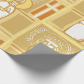 Papier Cadeau Évêque catholique Eucharistie Foi chrétienne (Coin)