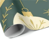 Papier Cadeau Evergreen Sparkles (Coin rond)