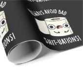 Papier Cadeau Évitez toujours les mauvaises tueries de chaudière (Coin rond)