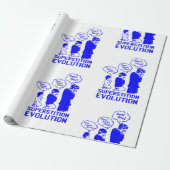 Papier Cadeau évolution de superstition drôle (Déroulé)