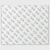 Papier Cadeau Examen de la vue (optométriste) (Plat)