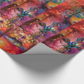 Papier Cadeau EXCALIBUR, rouge violet bleu (Coin)