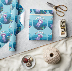 Papier Cadeau Excellent !, Jelly Fish
