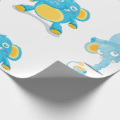 Papier Cadeau Exécution d'éléphant (Coin)