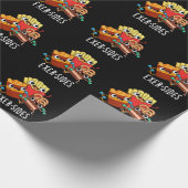 Papier Cadeau Exer-side Funny Exercice Pun Dark BG (Coin)